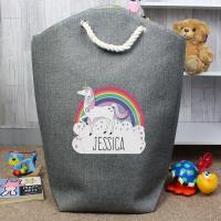 Personalised Unicorn Storage / Laundry Bag Extra Image 1 Preview
